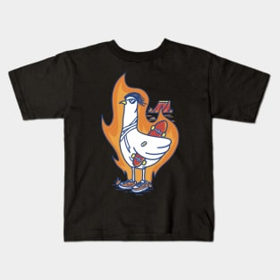 pigeon sketching Kids T-Shirt